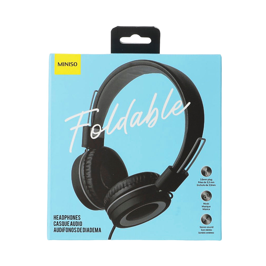 Foldable Headphones(Grey & Black)