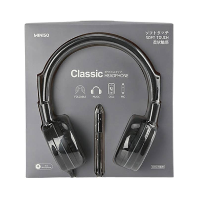 Foldable Headphones(Grey & Black)