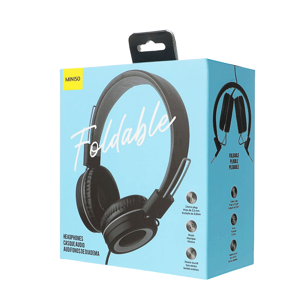 Foldable Headphones(Grey & Black)