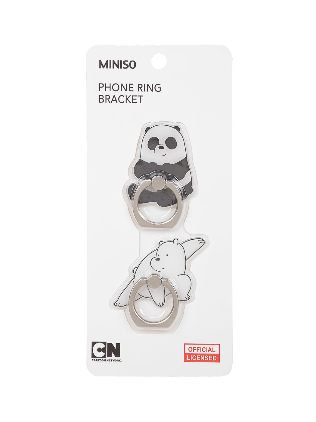 We Bare Bears Ring Bracket 2 Pack