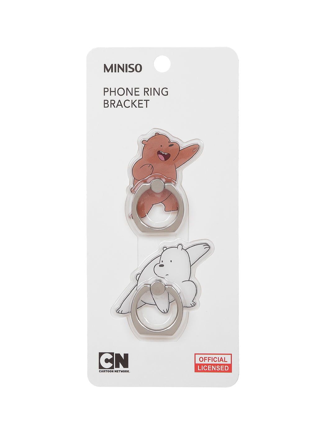 We Bare Bears Ring Bracket 2 Pack