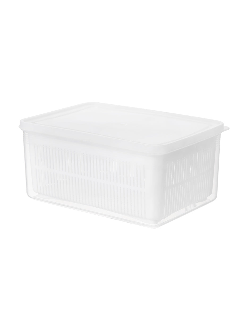 Double-layer Drainage Basket with Cover 3000mL