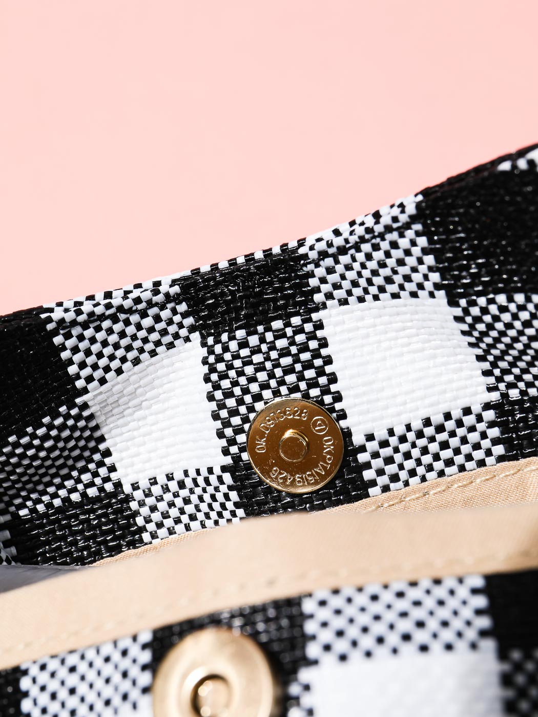 Knitting Series 2.0 Check Crossbody Handbag(Black)