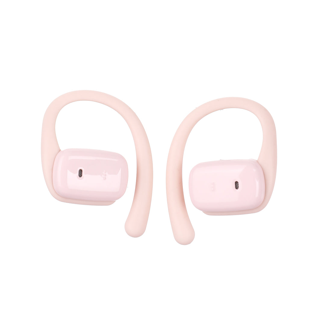 Dopamine Gradient Soap Open Wearable Stereo Wireless Earbuds Model: W99(Peach Pink)
