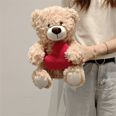 12in. Holding-Heart Little Bear Plush Toy