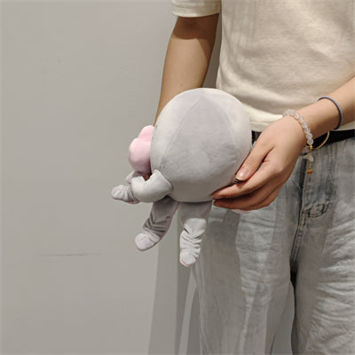 5in. Holding-Heart Octopus Plush Toy(Pink Heart)