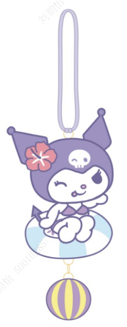 Sanrio characters Summer Beach Car Hanging Ornament(KU)