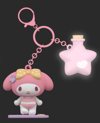 My Melody Beach Series LED Light-up Keychain