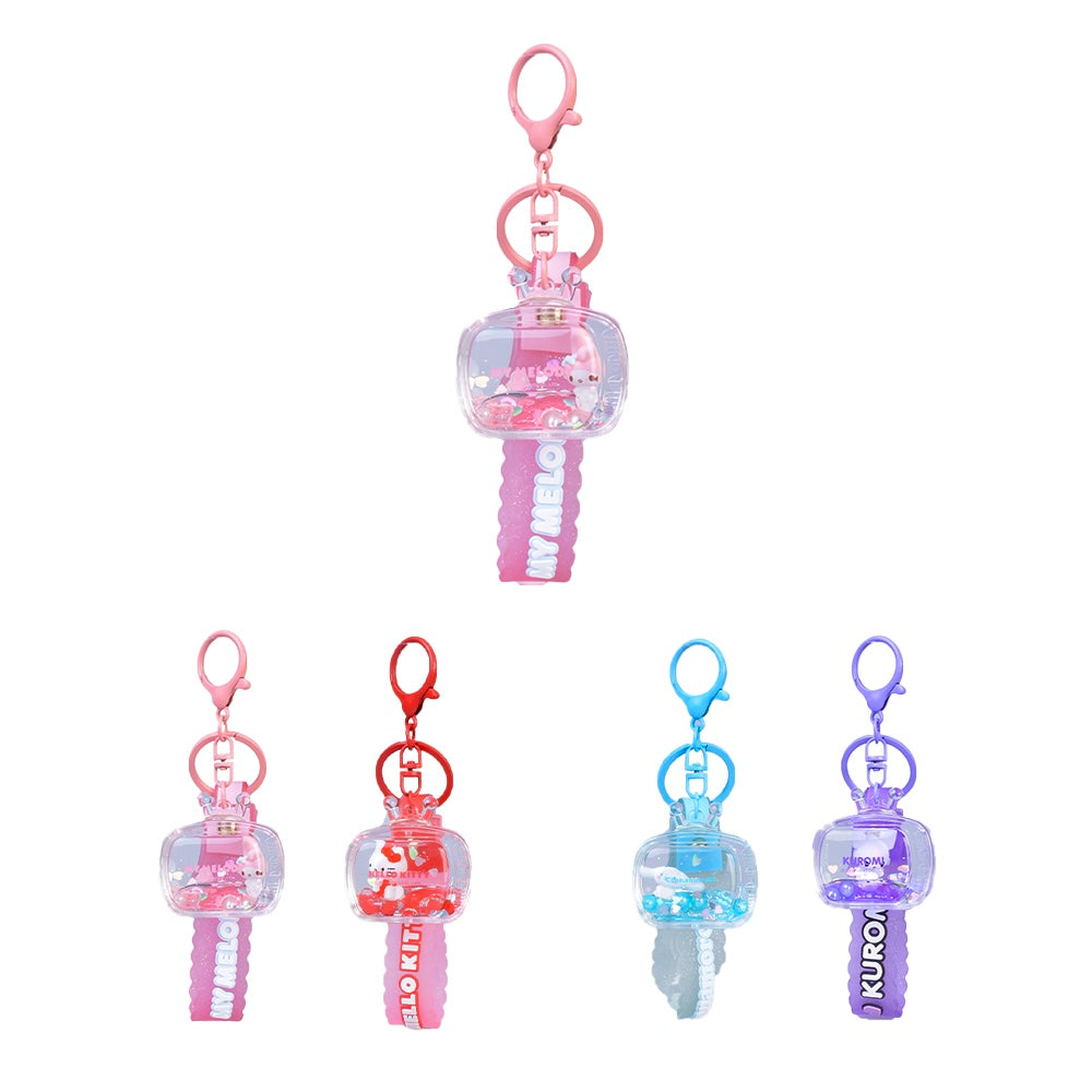 Sanrio characters Liquid TV Keychain