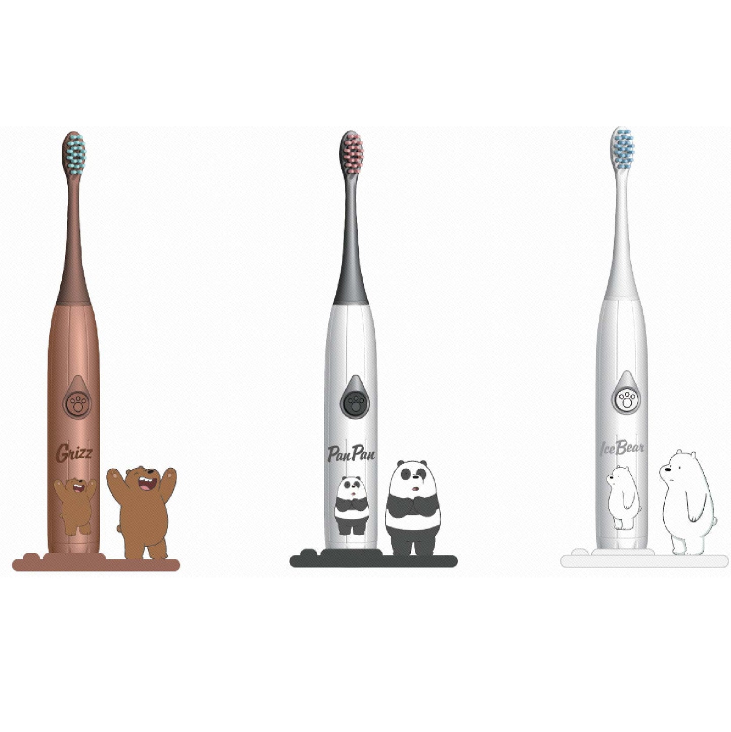 We Bare Bears Collection 4.0 Electric Toothbrush Model: Hr-2104(Panda)