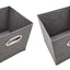 Non-Woven Fabric Foldable Storage Bin (2 pcs)