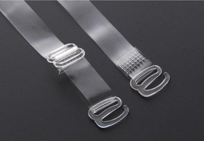 1.2cm Bra Straps 2 Pairs (Transparent & Matte)