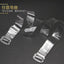 1.2cm Bra Straps 2 Pairs (Transparent & Matte)