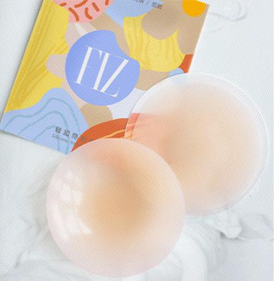 8cm Invisible Round Silicone Adhesive Bra(Light Skin Color)