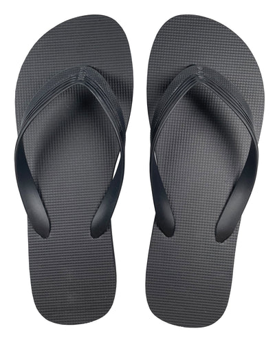Solid Color Men's Flip-Flops(Black,43-44)