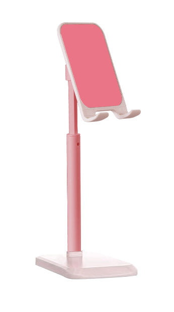 Adjustable Height Phone Holder for Desk(Pink)