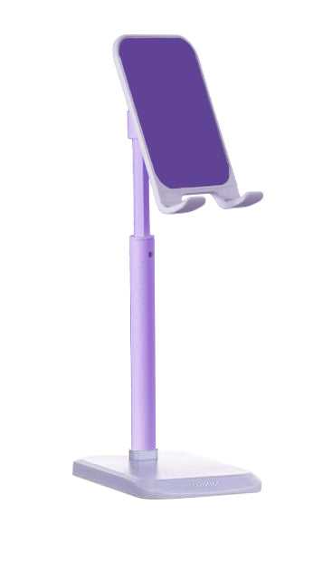 Adjustable Height Phone Holder for Desk(Purple)