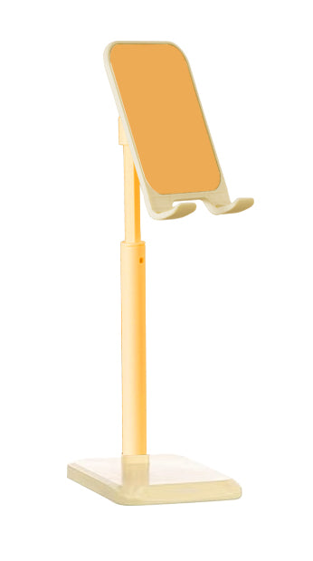 Adjustable Height Phone Holder for Desk(Yellow)