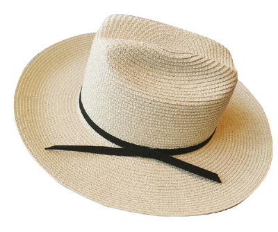 Classic Jazz Straw Hat(Off-white)