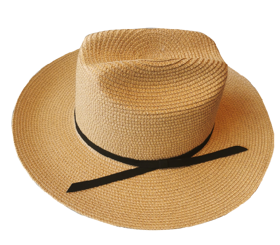 Classic Jazz Straw Hat(Khaki)