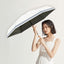 Stripe Series Sun Umbrella(Off White)