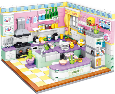 MiniCity - House Building Blocks(Kitchen 595 Pcs)