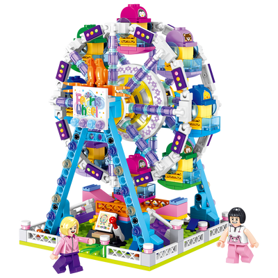 MiniCity - Amusement Park Building Blocks(Ferris Wheel 634 Pcs)