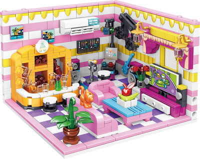 MiniCity - House Building Blocks(Living Room 670 Pcs)