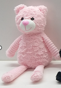 Long-Leg Animals Series 17in. Plush Toy(Pink Bear)