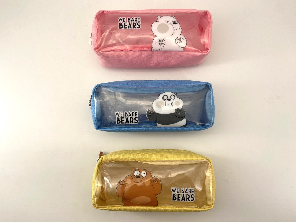 WE BARE BEARS Collection PVC Quadrate Stationery Case (18*5.5*7cm)