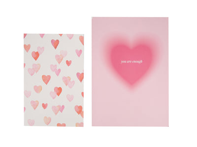 Pink Romance Series A5 & B5 Stitch-bound Book Set (32 Sheets) (Heart) PDQ