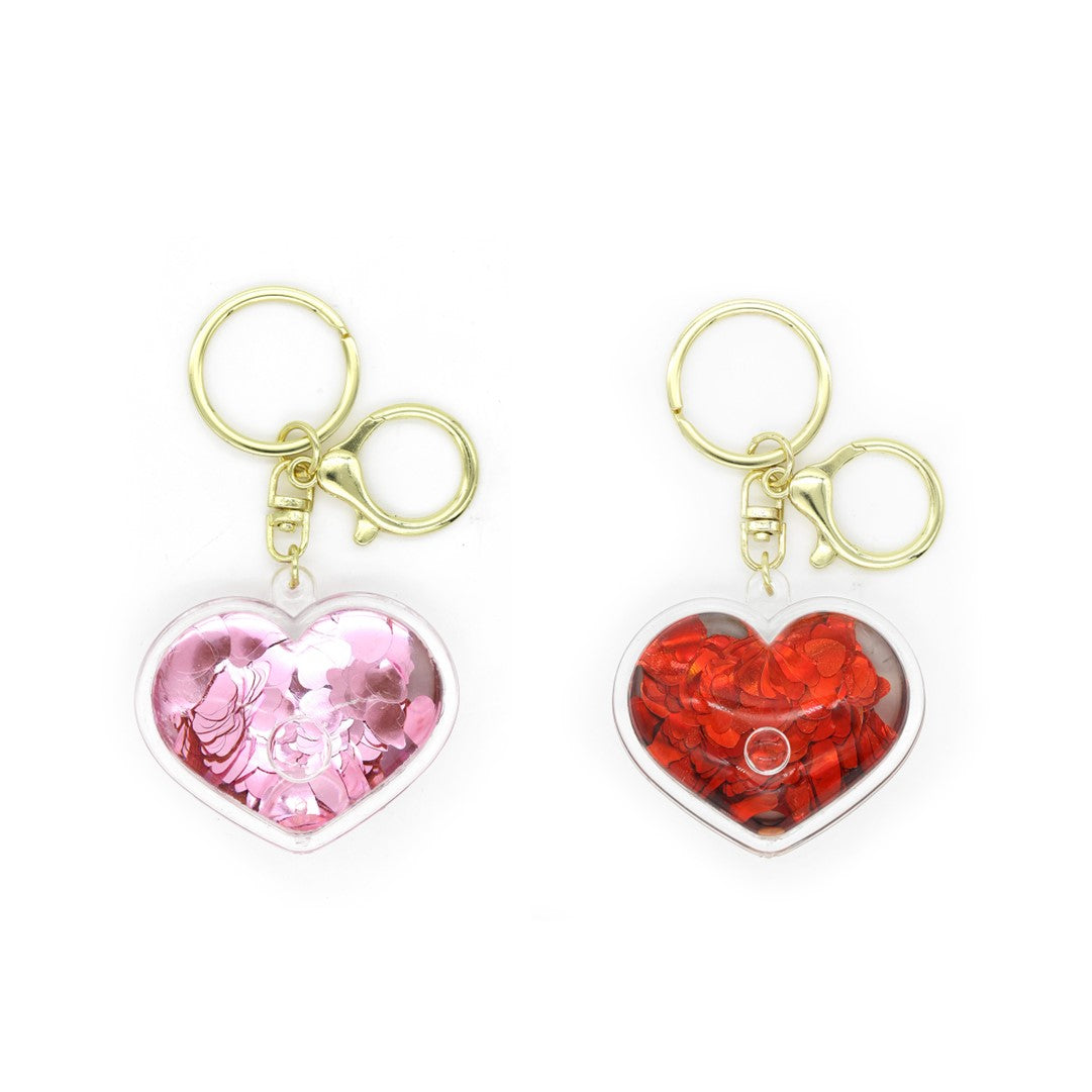 Pink Romance Series Heart Keychain (2 Assorted Models)