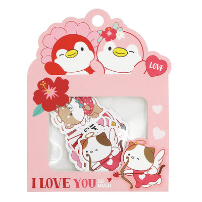 Mini Family Pink Romance Series Stickers (24 Pcs)