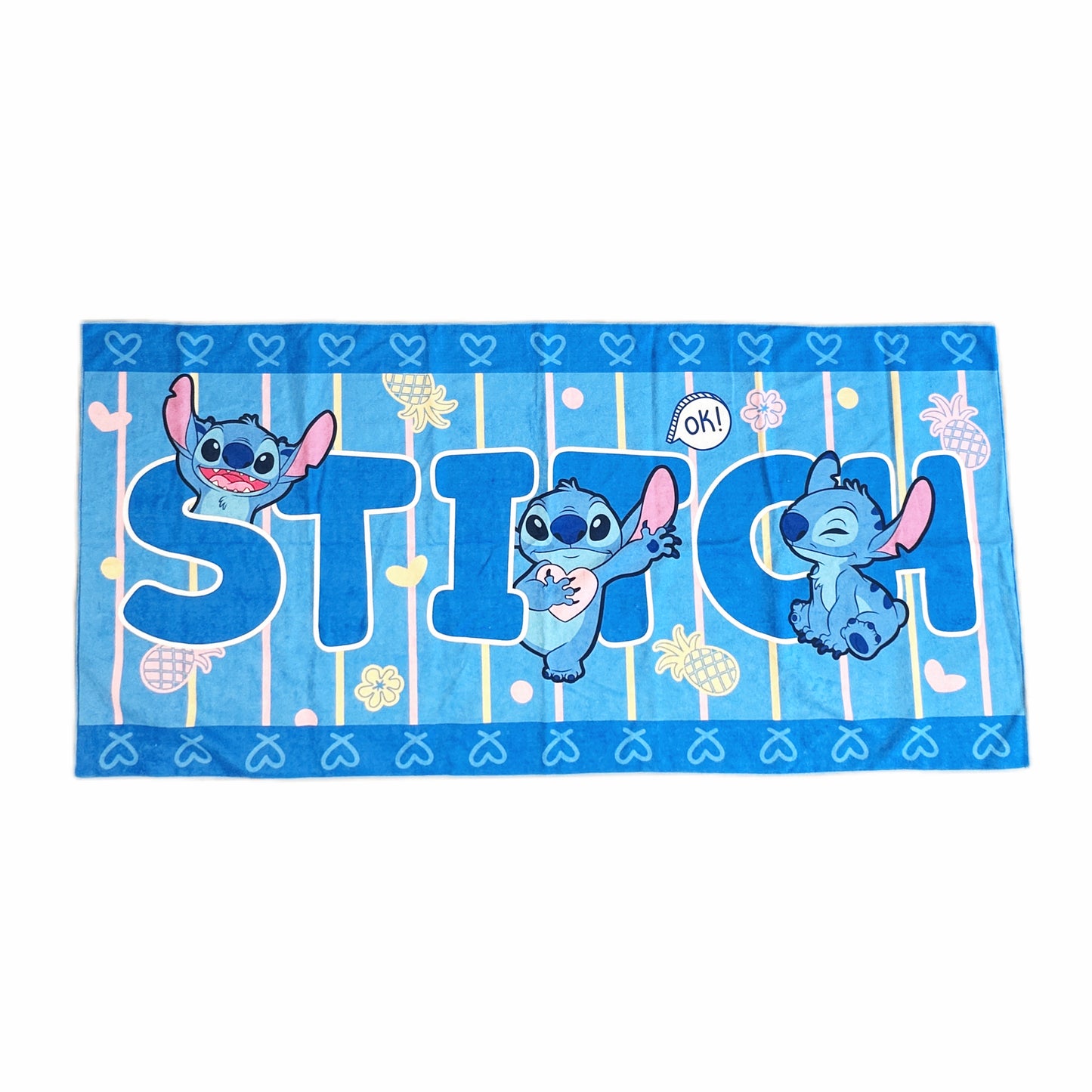 Disney Lilo & Stitch Collection Extra-Large Polyester Cotton Bath Towel (Stitch)