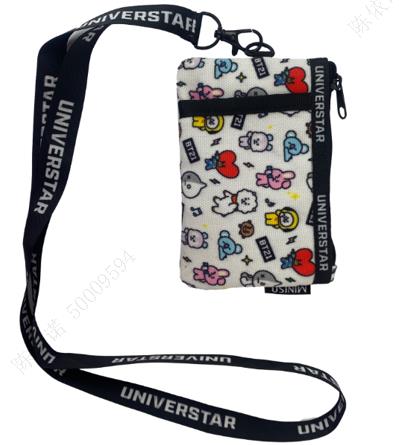 BT21 Collection Coin Purse with Lanyard(All Over Print)