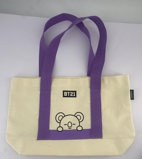 BT21 Collection Colorful Shoulder Bag for Shopping(KOYA)