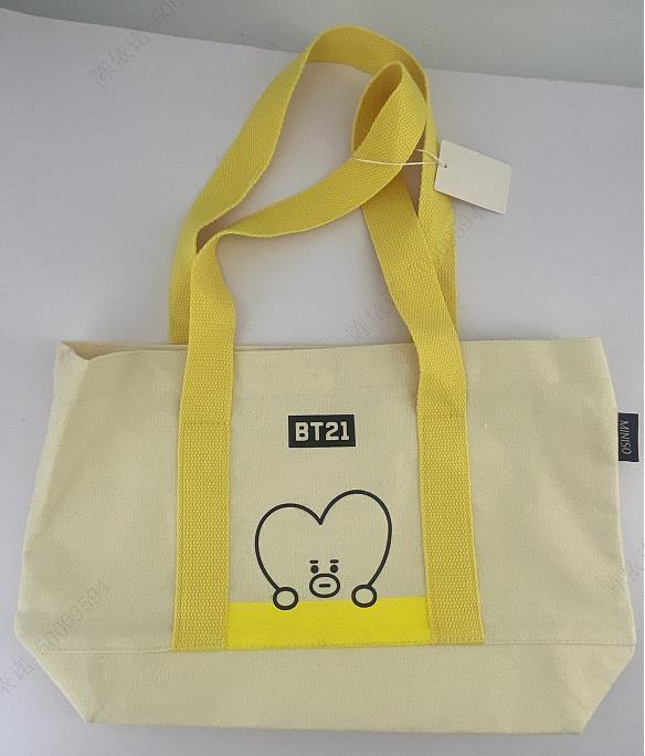 BT21 Collection Colorful Shoulder Bag for Shopping(TATA)