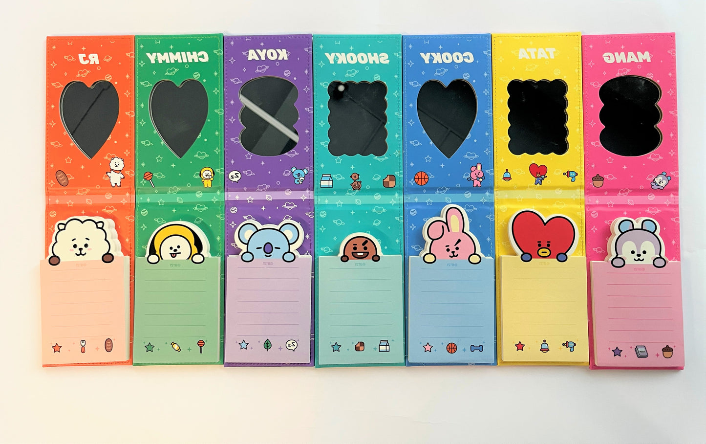 BT21 Collection PU Mirror Book (80 Sheets) (7 Assorted Models)