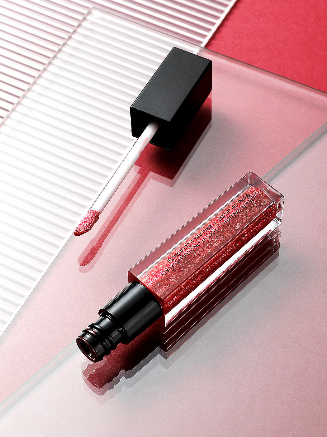 MINISO LOCK IT ON HIGH SHINE LIP GLOSS (02 CHERRY)