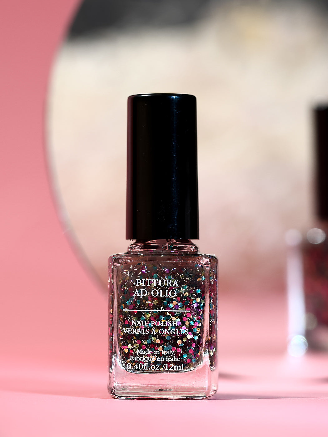 GLITTER NAIL POLISH(MULTI-COLORED)