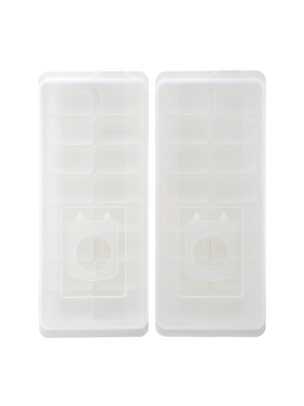 16-Compartment Ice Cube Tray 2 Pack(White)