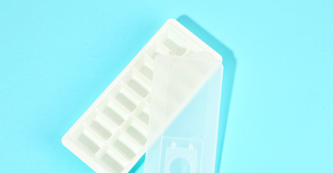 16-Compartment Ice Cube Tray 2 Pack(White)