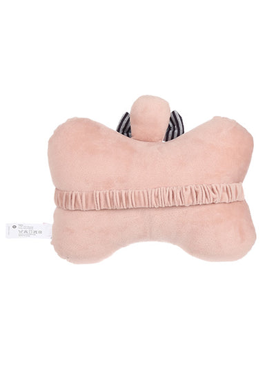 Bowknot Bear Bone Pillow (Khaki)