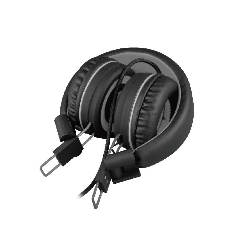 Foldable Headphones(Grey & Black）