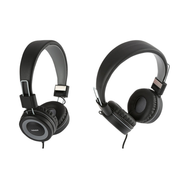 Foldable Headphones(Grey & Black）