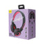 Foldable Headphones(Pink & Black)