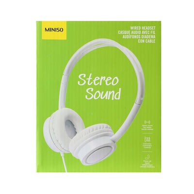 Compact Wired Headset (White)