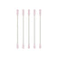 Pink Cotton Swab with Paper Stem (200 Pcs)