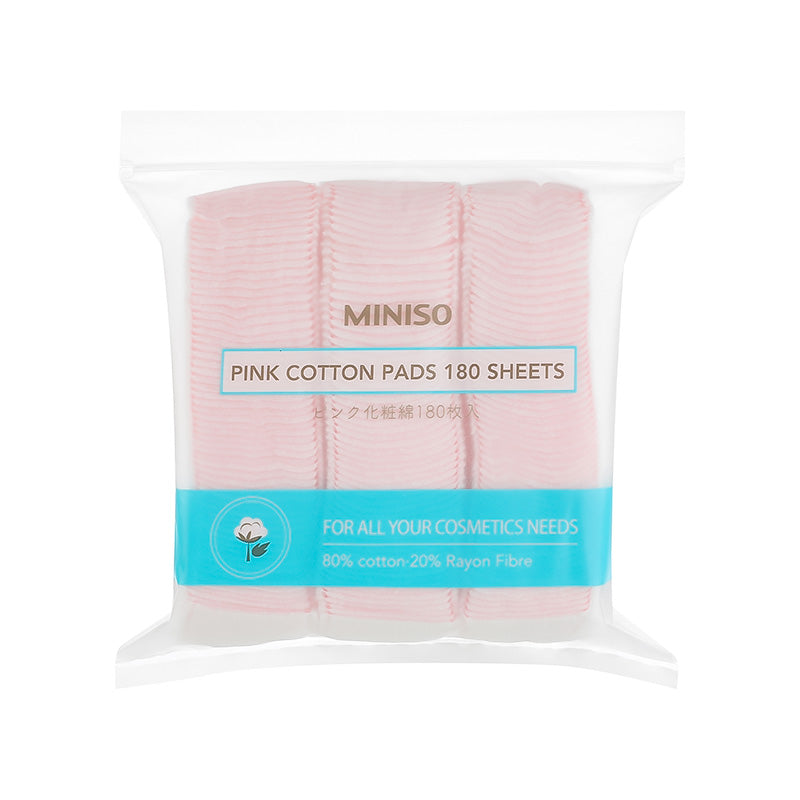 Pink Cotton Pads 180 Sheets