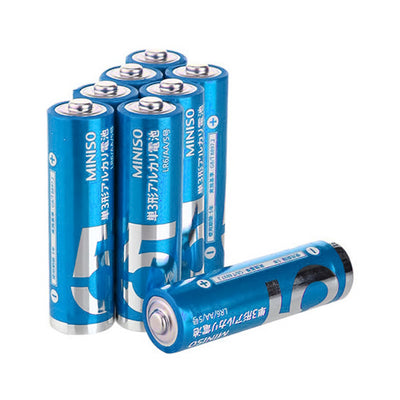 AA Alkaline Battery 8 Pack(Blue)